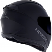 Capacete Moto Norisk Razor Monocolor Solid Esportivo Preto Masculino Feminino C/ Selo Inmetro