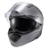Capacete Moto Articulado Robocop Texx Kratos Classic Solid Escamoteável C/ Óculos - Cinza Fosco