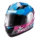 Capacete Moto Feminino Esportivo Texx Strike Ls Superstar 2 Rosa Branco C/ Selo Inmetro Lançamento
