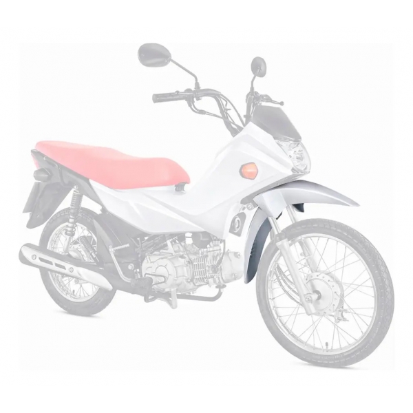 Paralama Dianteiro Moto Pop 110 110I 2016 2017 2018 2019 2020 2021 2022 Vermelho Preto Branco Tork - Branca