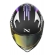 Capacete Moto Norisk Flow Vizion Preto Roxo Rosa C/ Spoiler + Viseira Extra Feminino Masculino