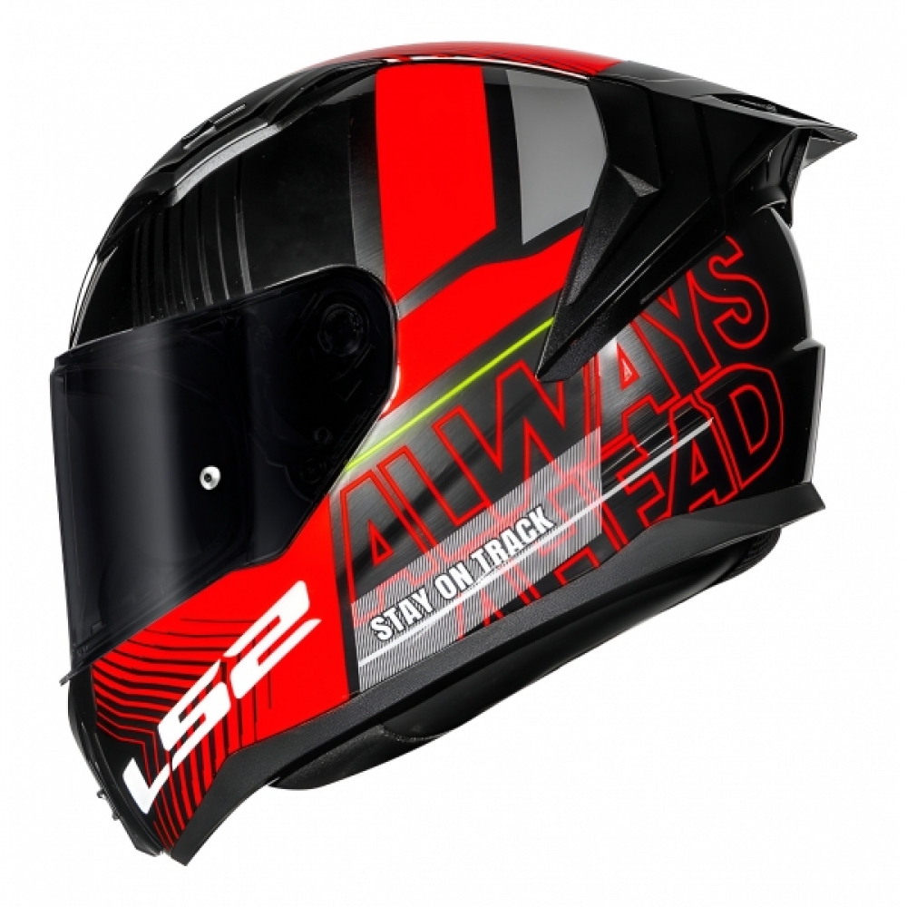 Capacete Moto LS2 FF810 Vigo Shift Jeans Preto Titanium Vermelho C/ Spoiler Masculino Feminino Lançamento