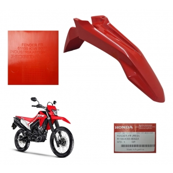 Paralama Dianteiro Moto Xr 300l Xr 300 L Tornado 2024 2025 2026 Vermelha Original Honda Vermelho
