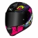 Capacete Moto Norisk Razor Circus Preto Rosa Fechado Masculino Feminino Esportivo