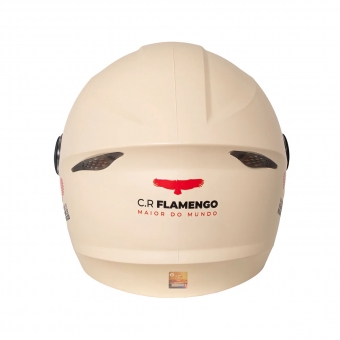 Capacete Moto Aberto Joy 23 San Marino Street By Taurus Flamengo Maior Do Mundo Oficial Lançamento
