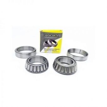 Caixa Direção Bros 125 150 160 Xre190 Xr 250 Tornado Xr200 Xre300 Falcon Sahara 350 Rolamento Cônico