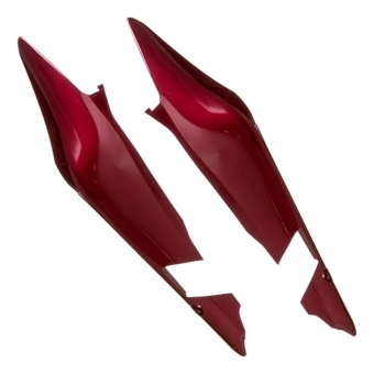 Rabeta Tampa Lateral Moto Xre 300 Xre300 Vermelha 2012 Carenagem Vermelho Candy Bromeria