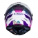Capacete Moto LS2 FF358 Pro Classic Draze Airline Branco Roxo Rosa C/ Spoiler Masculino Feminino