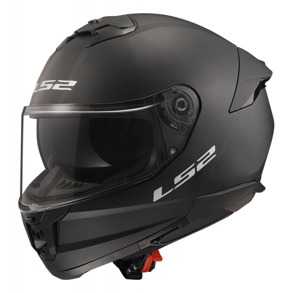 Capacete Moto Fechado Ls2 Ff808 Stream 2 Monocolor Preto Fosco Esportivo C/ Óculos Interno