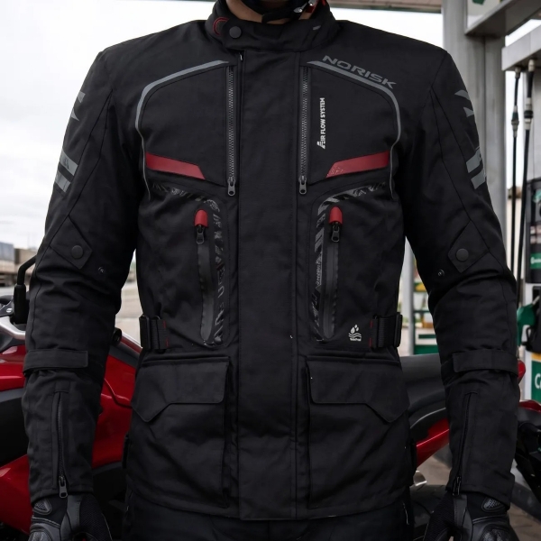 Jaqueta Masculina Moto Norisk Signal Parca Big Trail Motociclista Motoqueiro Impermeável C/ Proteção