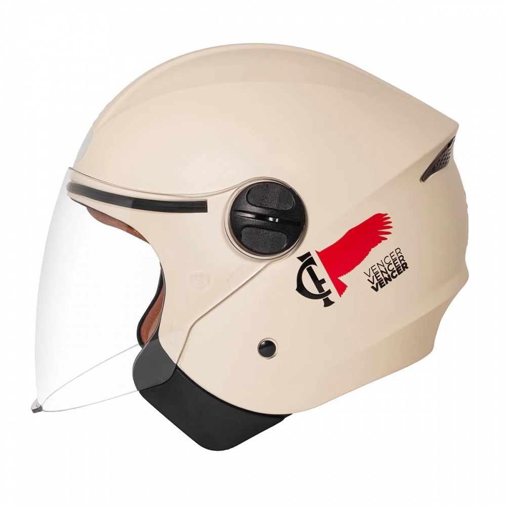 Capacete Moto Aberto Joy 23 San Marino Street By Taurus Flamengo Maior Do Mundo Oficial Lançamento - Bege