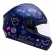 Capacete Moto Infantil Criança Fly Young Live Azul Preto Vermelho C/ Selo Inmetro Masculino Feminino - Azul