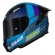 Capacete Moto LS2 FF810 Vigo Shift Preto Azul Fosco C/ Spoiler Masculino Feminino Lançamento