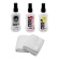 Kit Limpeza Para Capacetes Viseira C/ Anti Odor - Peels Guardian 3x1