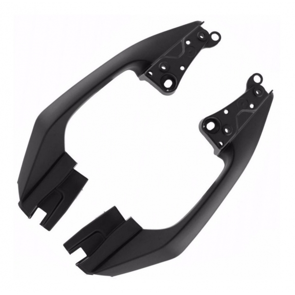 Par De Alça Lateral Traseira Moto Nxr Bros 160 Xre 190 Preta Modelo Original Tork