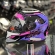 Capacete Esportivo Moto Norisk Razor Speedmax Preto Roxo Rosa Fechado Masculino Feminino