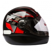 Capacete Moto Taurus San Marino Formula 1R Neo Preto Fosco Vermelho Masculino Feminino Lançamento - Preto