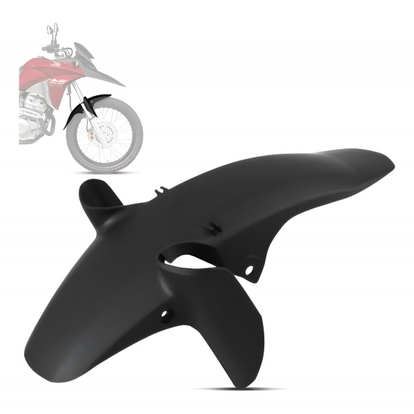 Paralama Dianteiro Inferior Moto Xre 300 2009 2010 2011 2012 2013 2014 2015 2016 2017 2018 Preto