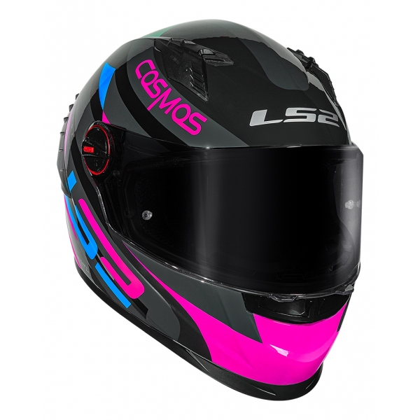 Capacete Moto LS2 FF358 Pro Classsic Modok Esportivo C/ Spoiler Masculino Feminino Lançamento