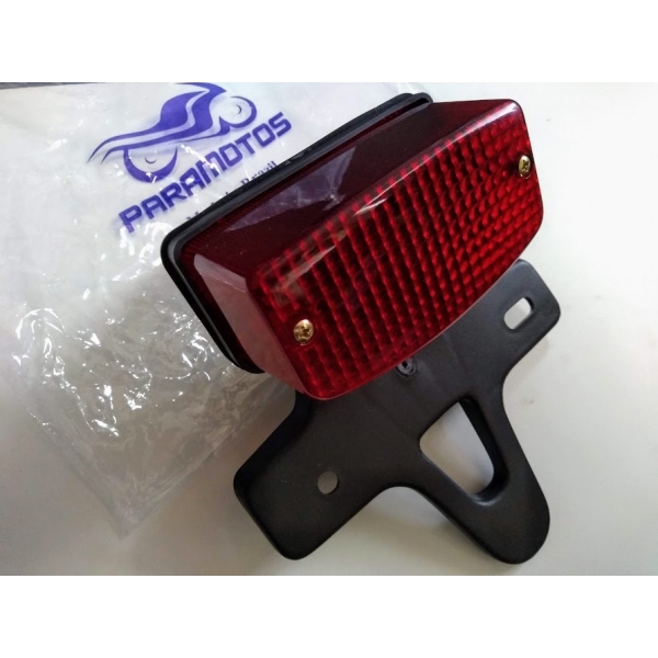 Suporte Placa Moto Xls 125 Duty Xl 250 Xlx 250 Completo C/ Lanterna Freio