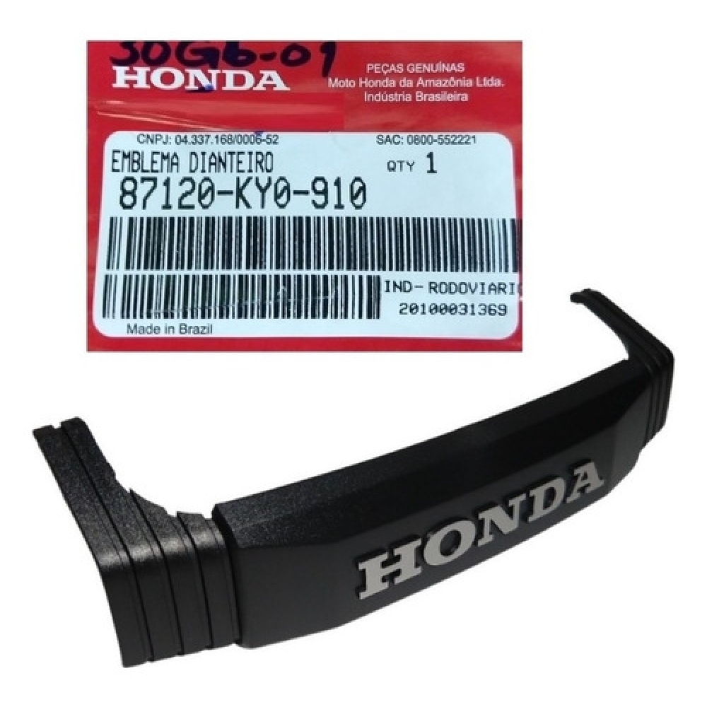 Emblema Frontal Cg Today 125 Titan 125 1995 1996 1997 1998 1999 Original Honda