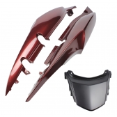 Rabeta Completa Moto Cg Titan 150 Fan 150 2011 2012 Vermelho Vinho Modelo original - Vermelho Vinho