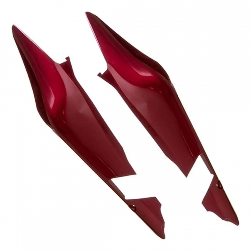 Rabeta Tampa Lateral Moto Xre 300 Xre300 Vermelha 2012 Carenagem Vermelho Candy Bromeria
