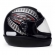 Capacete Moto Taurus San Marino Formula 1R Grafic Branco Preto Viseira 2mm Masculino Feminino - Preto