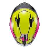 Capacete Moto Gp Esportivo Texx Raptor Hornet C/ Spoiler + Viseira Extra Masculino Feminino - Rosa