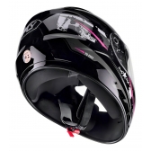 Capacete Moto Fechado Fly F-9 F9 City Masculino Feminino Preto Rosa Vermelho C/ Selo Inmetro Lançamento - Rosa