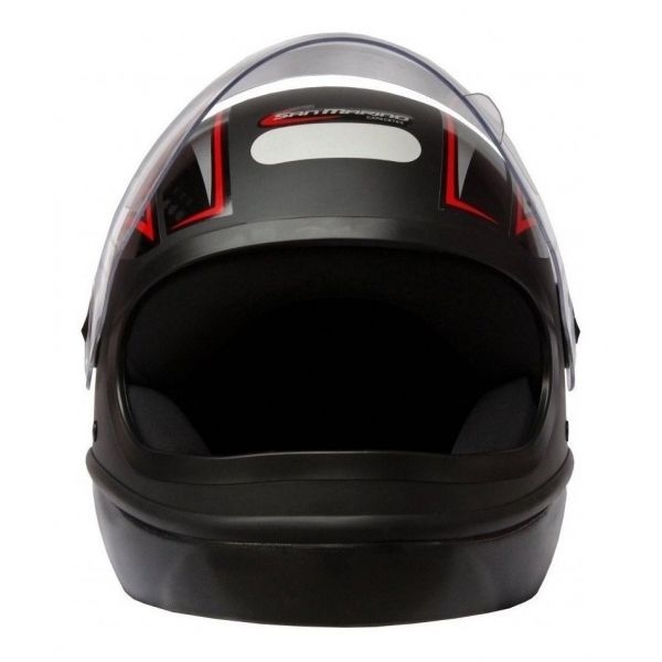 Capacete Moto Taurus San Marino Formula 1R Neo Preto Fosco Vermelho Masculino Feminino Lançamento - Preto