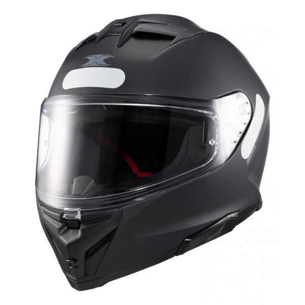 Capacete Moto Texx Kaiman Solid Fosco C/ Óculos Sol Interno E Narigueira Lançamento - Preto Fosco
