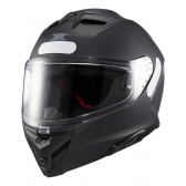 Capacete Moto Texx Kaiman Solid Fosco C/ Óculos Sol Interno E Narigueira Lançamento - Preto Fosco