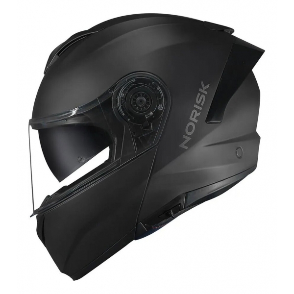 Capacete Moto Robocop Escamoteável Norisk Force 2 Preto Fosco Articulado C/ Óculos E Selo Inmetro