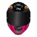 Capacete Moto Norisk Razor Circus Preto Rosa Fechado Masculino Feminino Esportivo