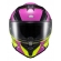 Capacete Moto Feminino Texx Kaiman Teaser Rosa Preto C/ Óculos Sol Interno E Narigueira Lançamento