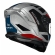 Capacete Moto Norisk Strada 2 Evoque Prata Preto C/ Aerofólio e Óculos Interno Masculino Feminino