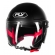 Capacete Moto Aberto Fly F17 F-17 Hg Jet Classic Masculino Feminino Preto C/ Selo Inmetro - Preto Fosco