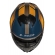 Capacete Moto Fechado Ls2 Ff808 Stream 2 Vintage Azul Laranja Esportivo C/ Óculos Masculino Feminino