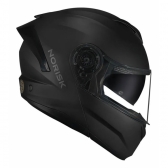 Capacete Moto Robocop Escamoteável Norisk Force 2 Preto Fosco Articulado C/ Óculos E Selo Inmetro