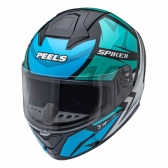 Capacete Moto Fechado Peels Spike Ls Star 2 St Preto Verde Esportivo Masculino Feminino