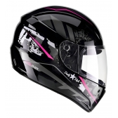 Capacete Moto Fechado Fly F-9 F9 City Masculino Feminino Preto Rosa Vermelho C/ Selo Inmetro Lançamento - Rosa