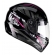 Capacete Moto Fechado Fly F-9 F9 City Masculino Feminino Preto Rosa Vermelho C/ Selo Inmetro Lançamento - Rosa