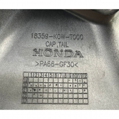 Protetor Ponta Bocal Escape Escapamento Moto Adv 150 2021 2022 2023 2024 Original Honda