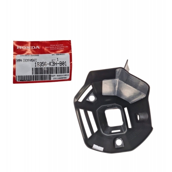 Ponteira Boca Capa Bocal Escape Escapamento Sahara 300 2024 2025 Original Honda 18356-k3h-b01