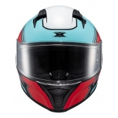 Capacete Moto Gp Esportivo Texx Raptor Hornet C/ Spoiler + Viseira Extra Masculino Feminino - Vermelho / Azul