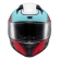 Capacete Moto Gp Esportivo Texx Raptor Hornet C/ Spoiler + Viseira Extra Masculino Feminino - Vermelho / Azul