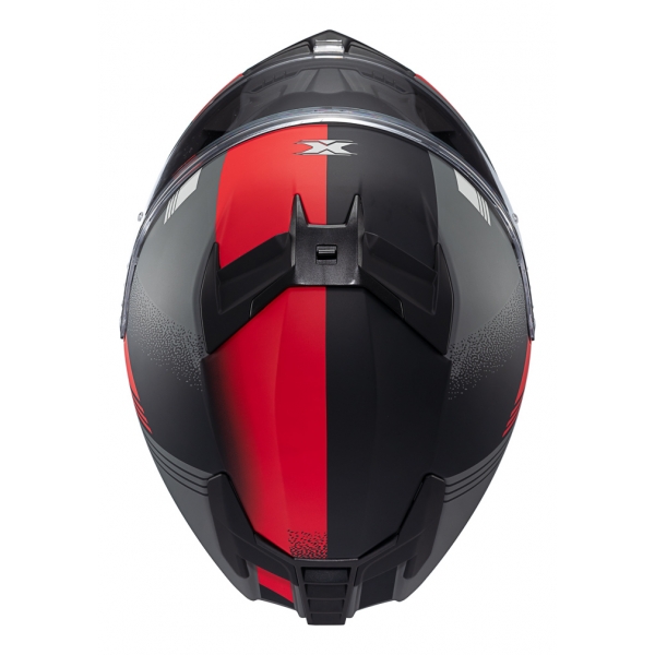 Capacete Moto Texx Kaiman Track Vermelho Preto Cinza C/ Óculos Sol Interno E Narigueira Lançamento