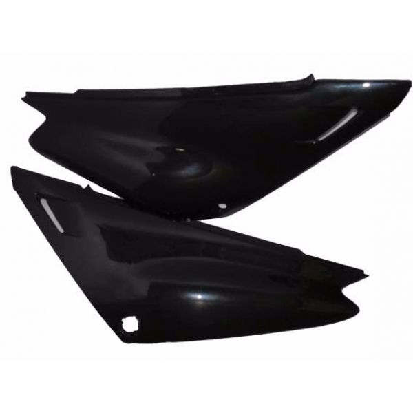 Par De Tampa Lateral Moto Xtz 125 Xtz125 Xtz125X Carenagem Modelo Original S/ Adesivo Paramotos