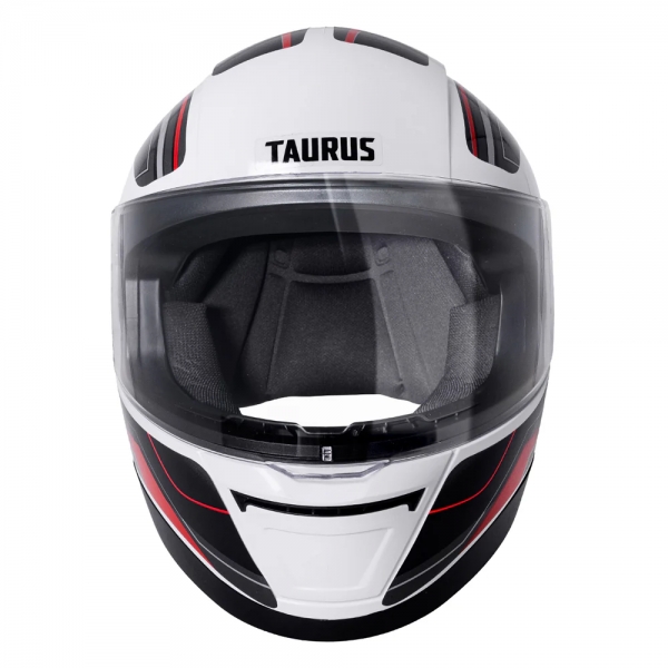 Capacete Moto Taurus San Marino Th7 Trama Modelo Novo Masculino Feminino C/ Selo Inmetro - Branco